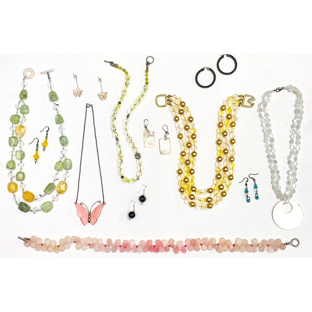 12 Piece Sterling Artisan Jewelry Lot